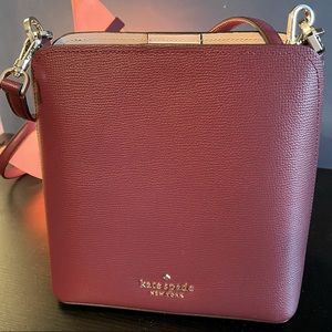 Kate Spade Darcy Small Bucket Bag in Blackberry Preserve